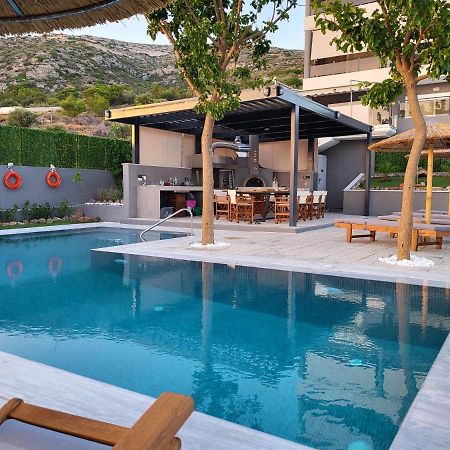 "Stergiou Luxury Apartment 2Nd Floor" Με Κοινη Πισινα Saronida Luaran gambar