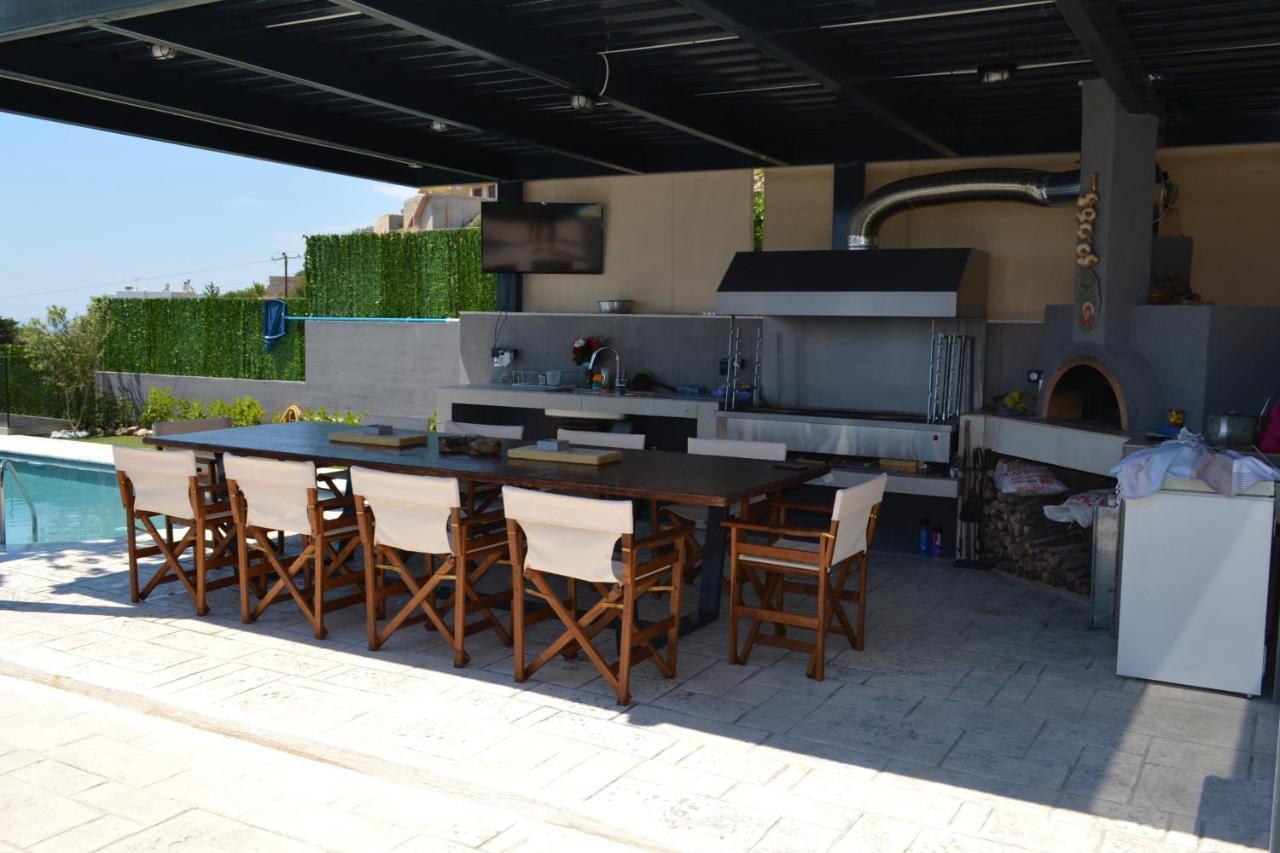 "Stergiou Luxury Apartment 2Nd Floor" Με Κοινη Πισινα Saronida Luaran gambar