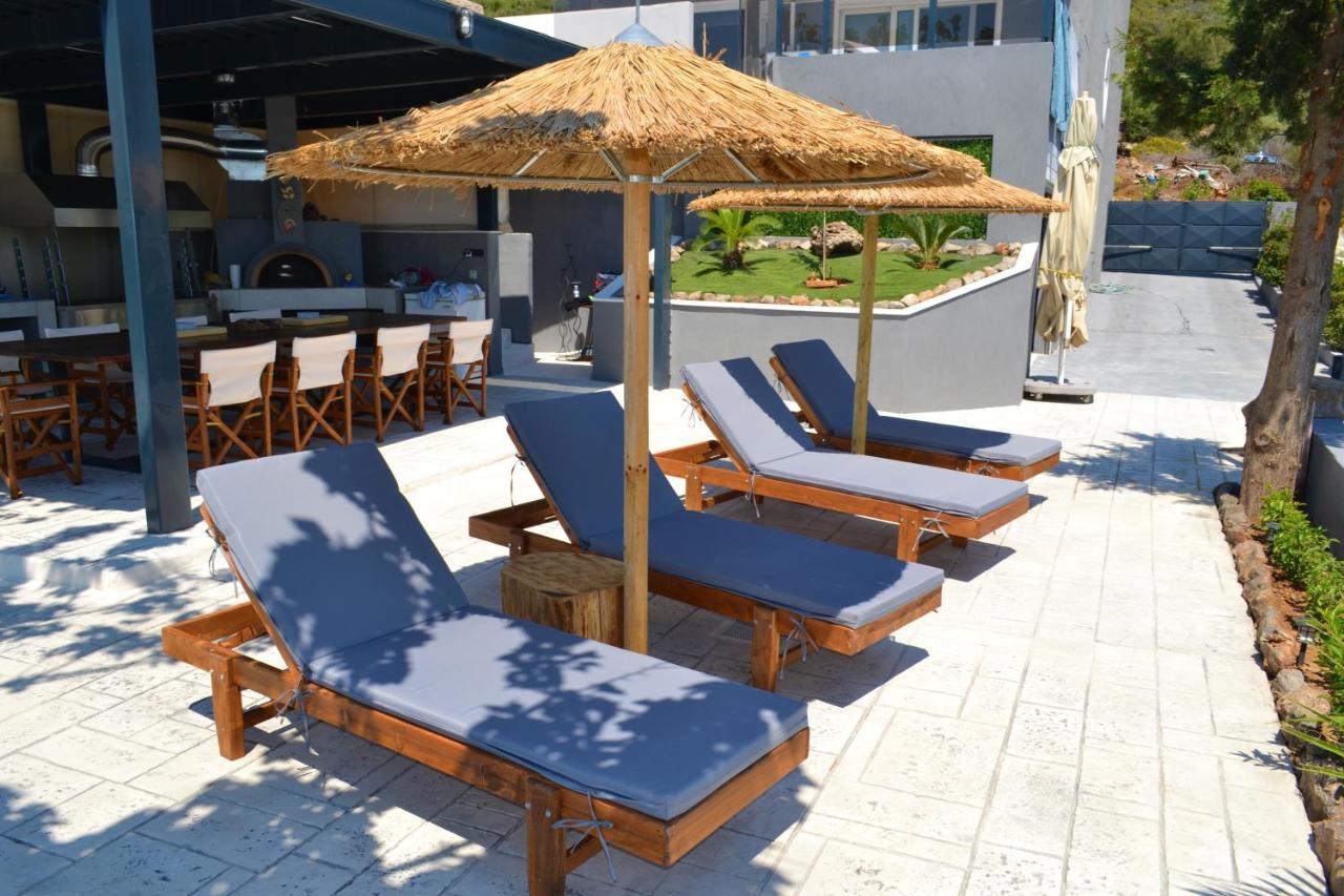 "Stergiou Luxury Apartment 2Nd Floor" Με Κοινη Πισινα Saronida Luaran gambar