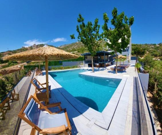 "Stergiou Luxury Apartment 2Nd Floor" Με Κοινη Πισινα Saronida Luaran gambar