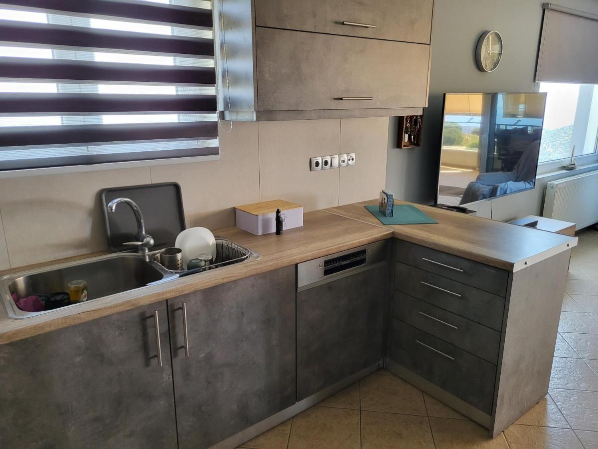 "Stergiou Luxury Apartment 2Nd Floor" Με Κοινη Πισινα Saronida Luaran gambar