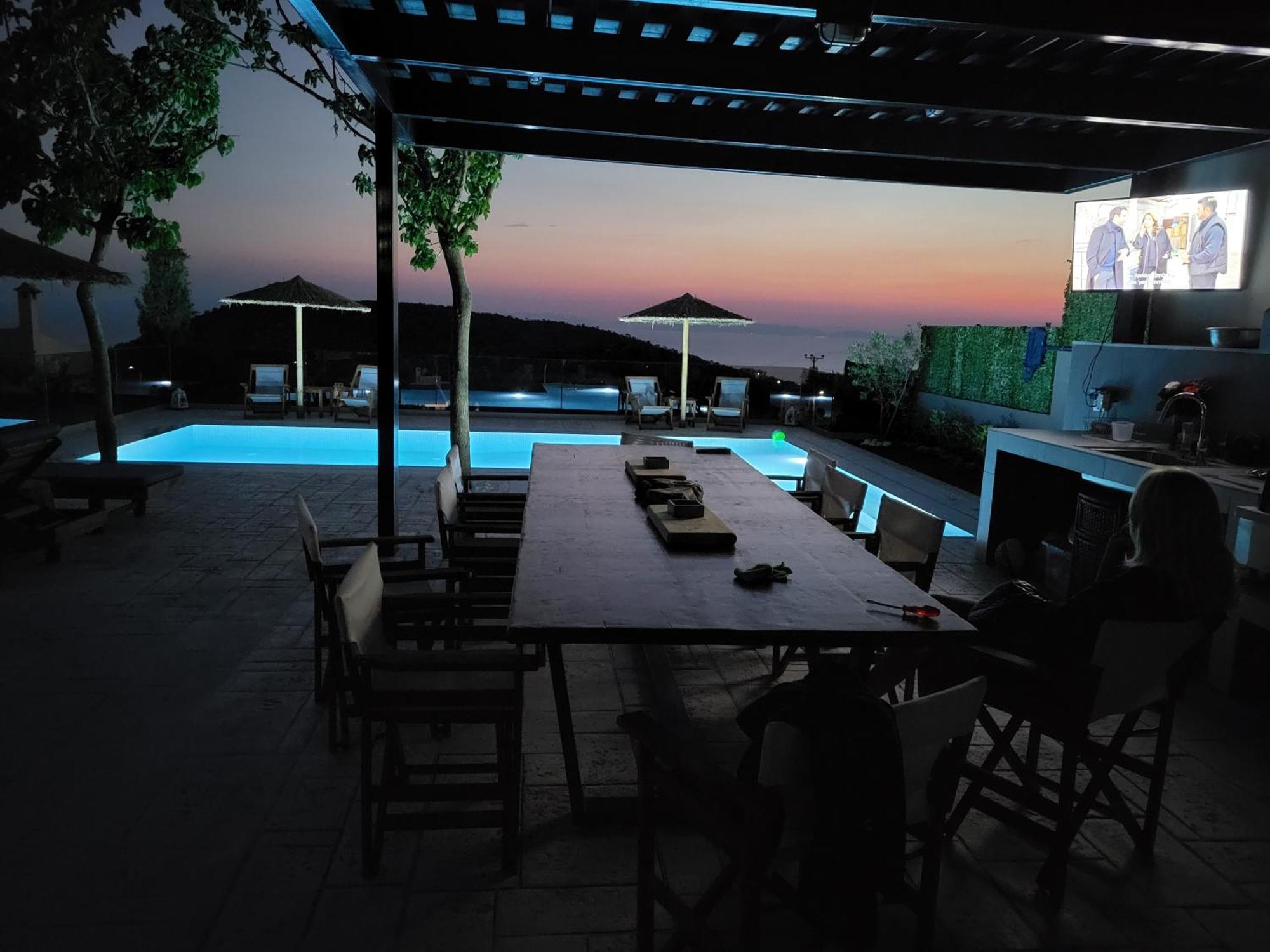 "Stergiou Luxury Apartment 2Nd Floor" Με Κοινη Πισινα Saronida Bilik gambar