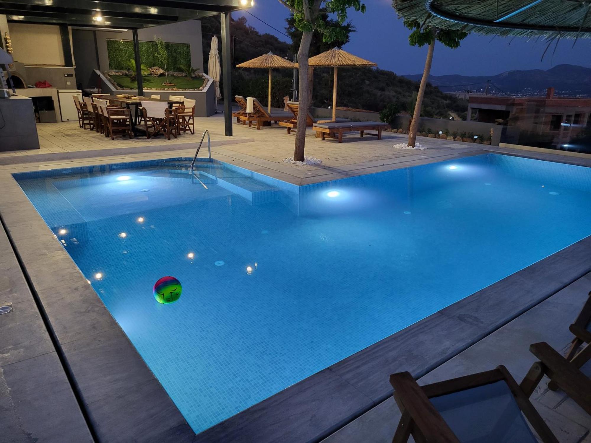 "Stergiou Luxury Apartment 2Nd Floor" Με Κοινη Πισινα Saronida Bilik gambar